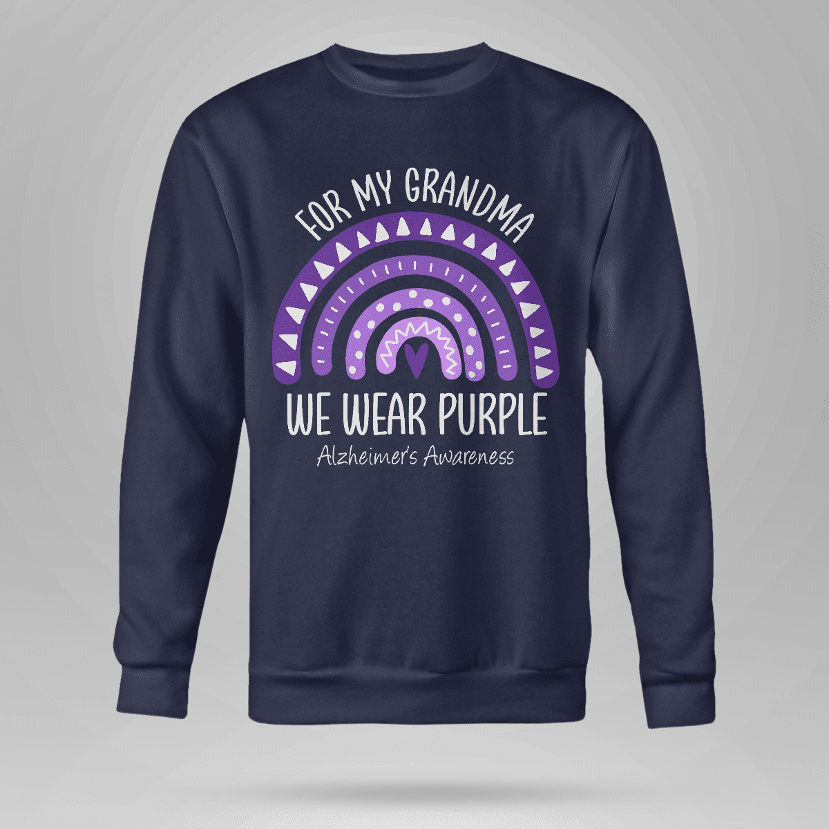 I Wear Purple For My Grandma Unisex T-Shirt 2323