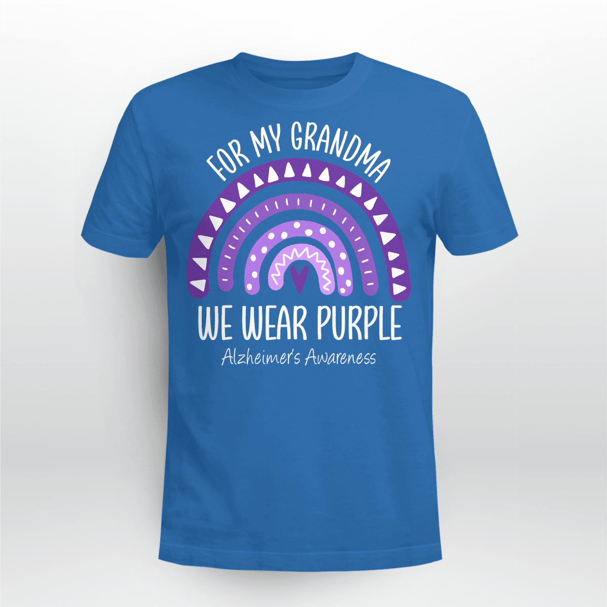 I Wear Purple For My Grandma Unisex T-Shirt 2323