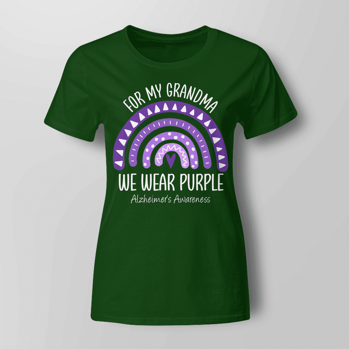 I Wear Purple For My Grandma Unisex T-Shirt 2323