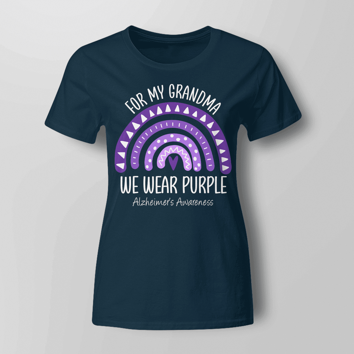 I Wear Purple For My Grandma Unisex T-Shirt 2323
