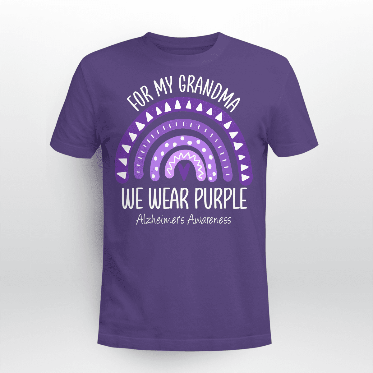 I Wear Purple For My Grandma Unisex T-Shirt 2323