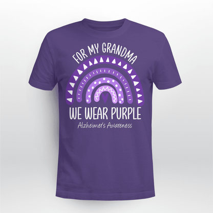I Wear Purple For My Grandma Unisex T-Shirt 2323