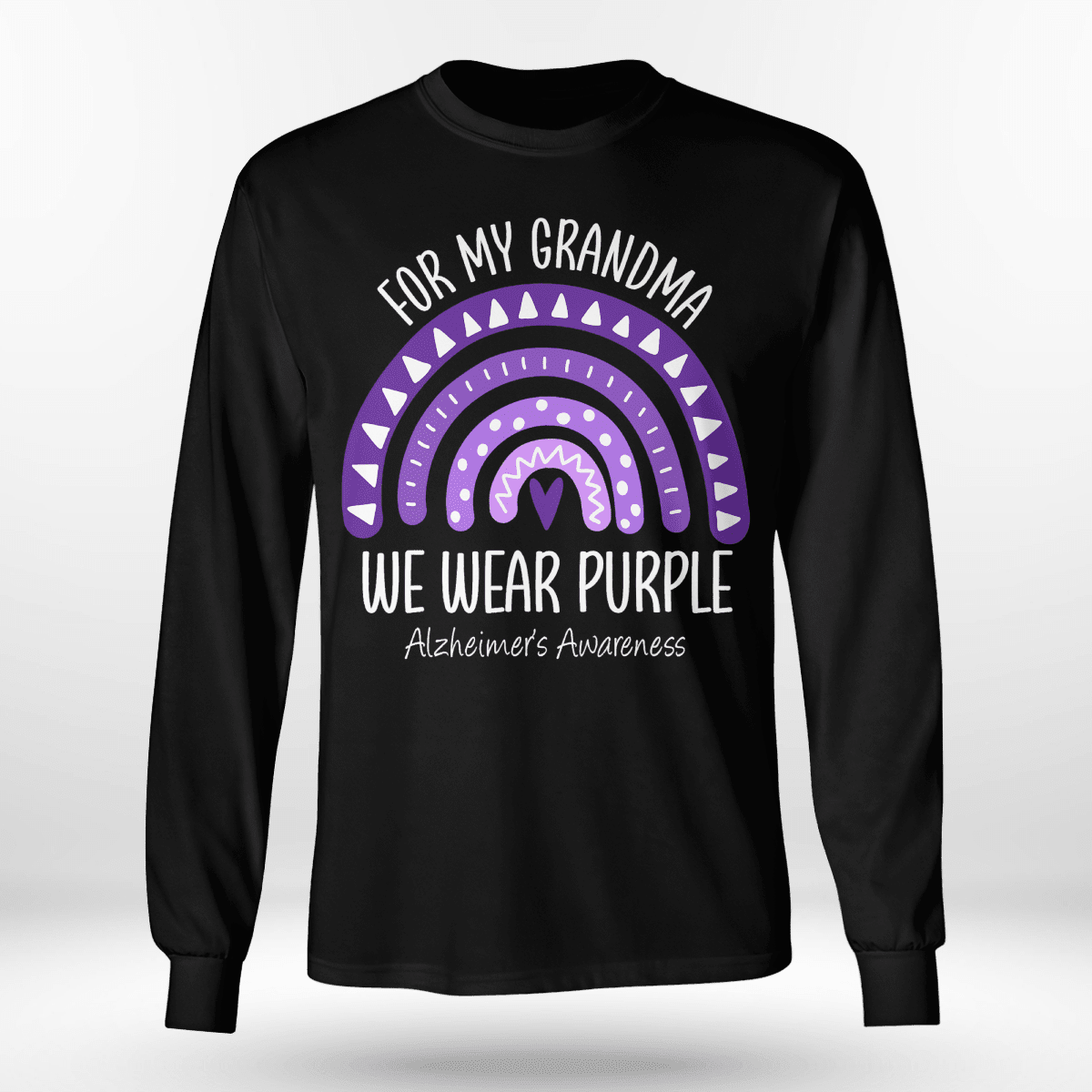 I Wear Purple For My Grandma Unisex T-Shirt 2323