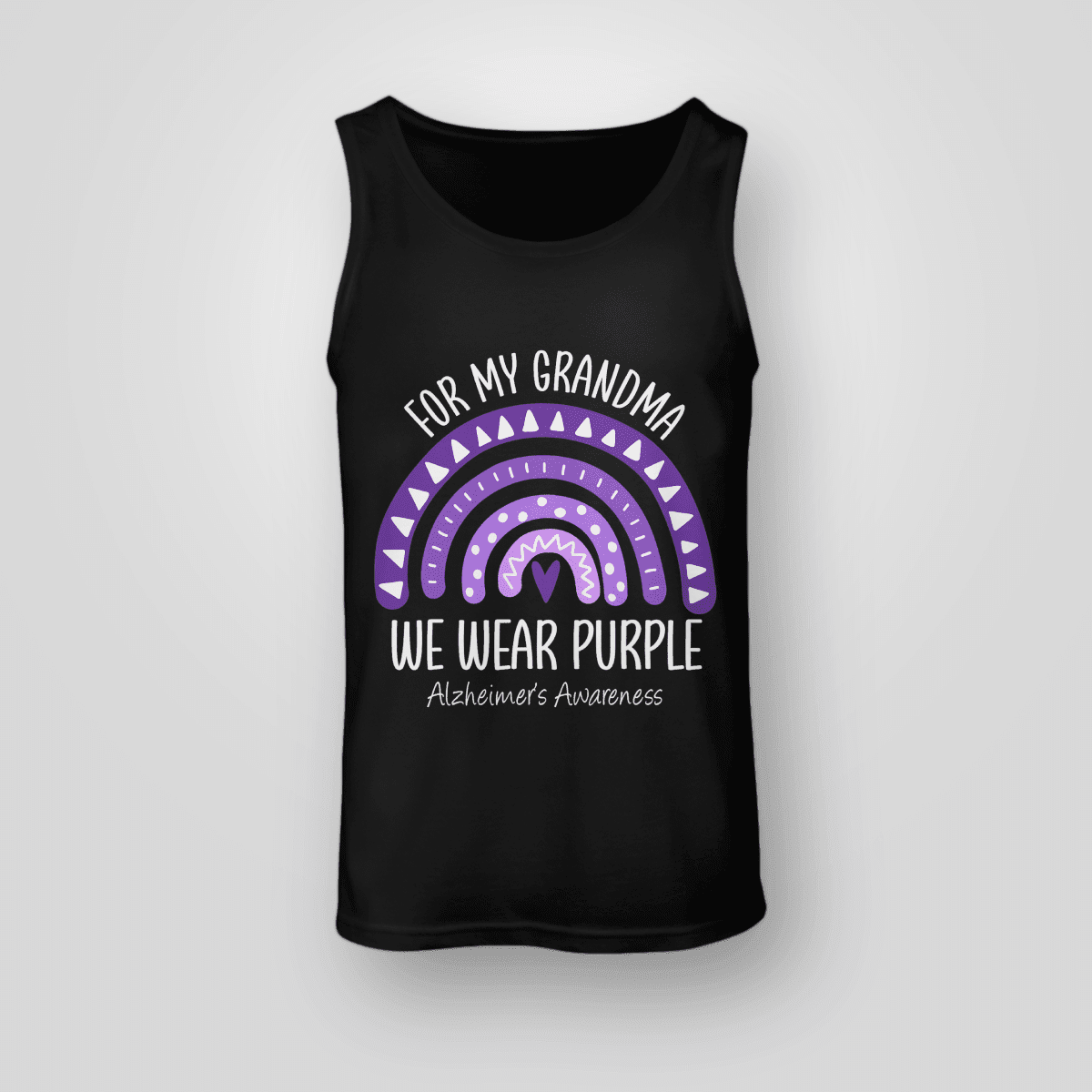 I Wear Purple For My Grandma Unisex T-Shirt 2323