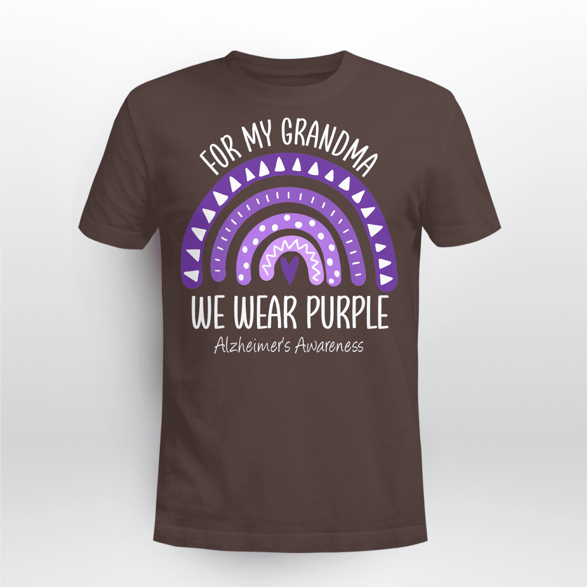 I Wear Purple For My Grandma Unisex T-Shirt 2323