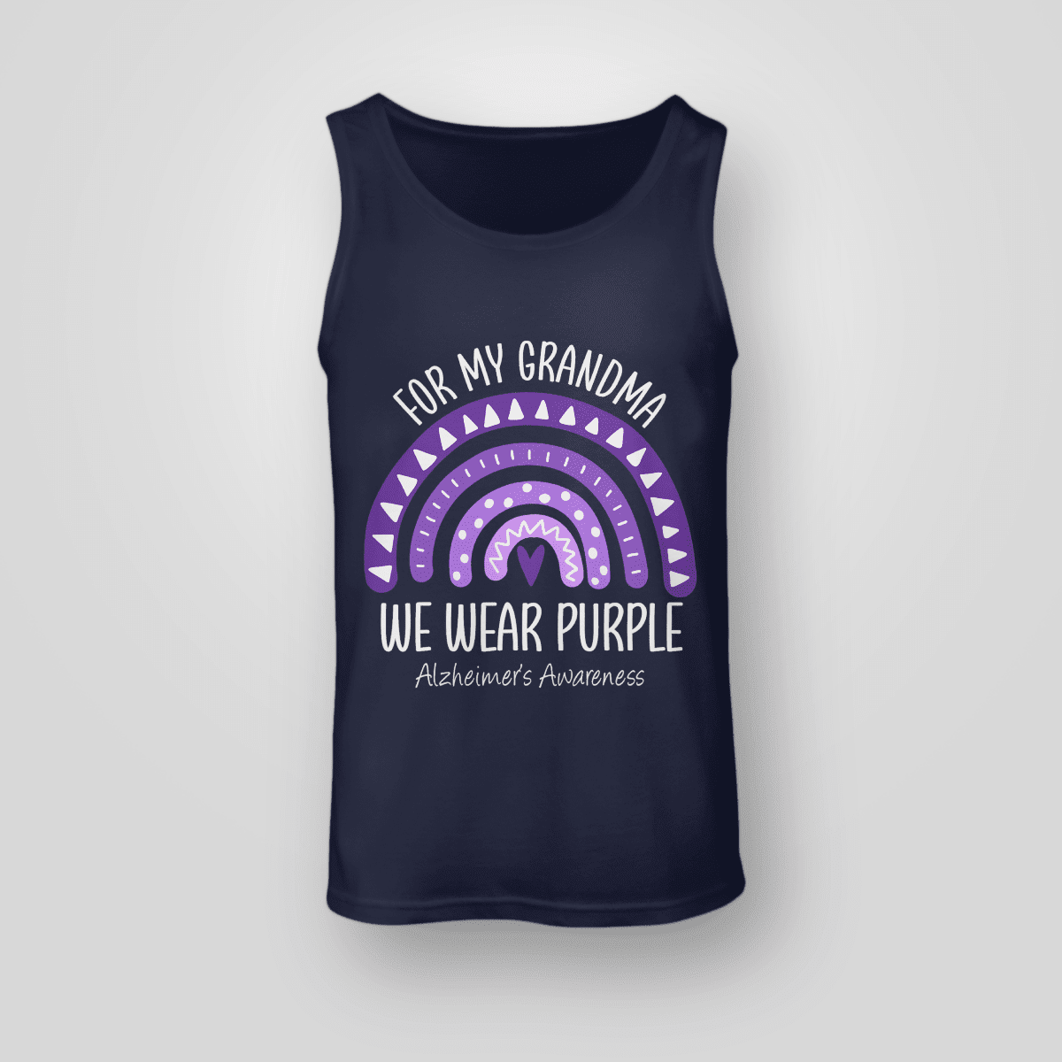 I Wear Purple For My Grandma Unisex T-Shirt 2323