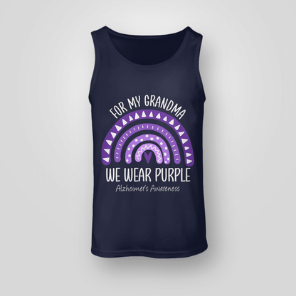 I Wear Purple For My Grandma Unisex T-Shirt 2323