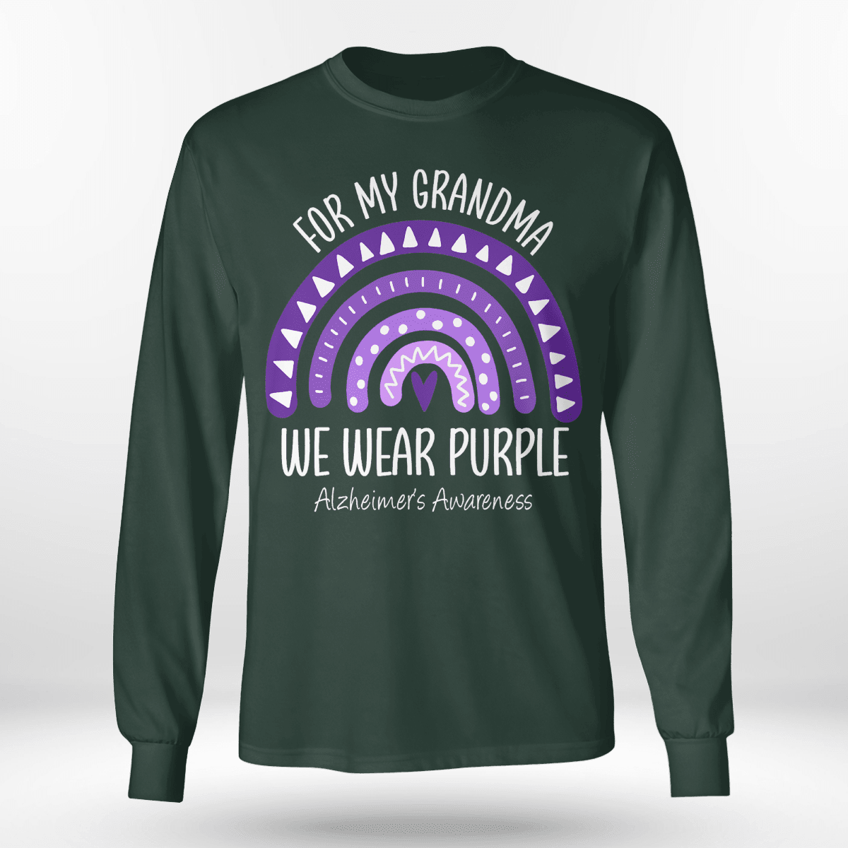 I Wear Purple For My Grandma Unisex T-Shirt 2323