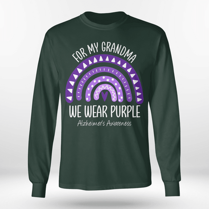 I Wear Purple For My Grandma Unisex T-Shirt 2323