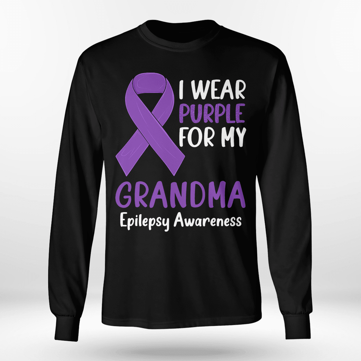 I Wear Purple For My Grandma Epilepsy Awareness Unisex T-Shirt 2323