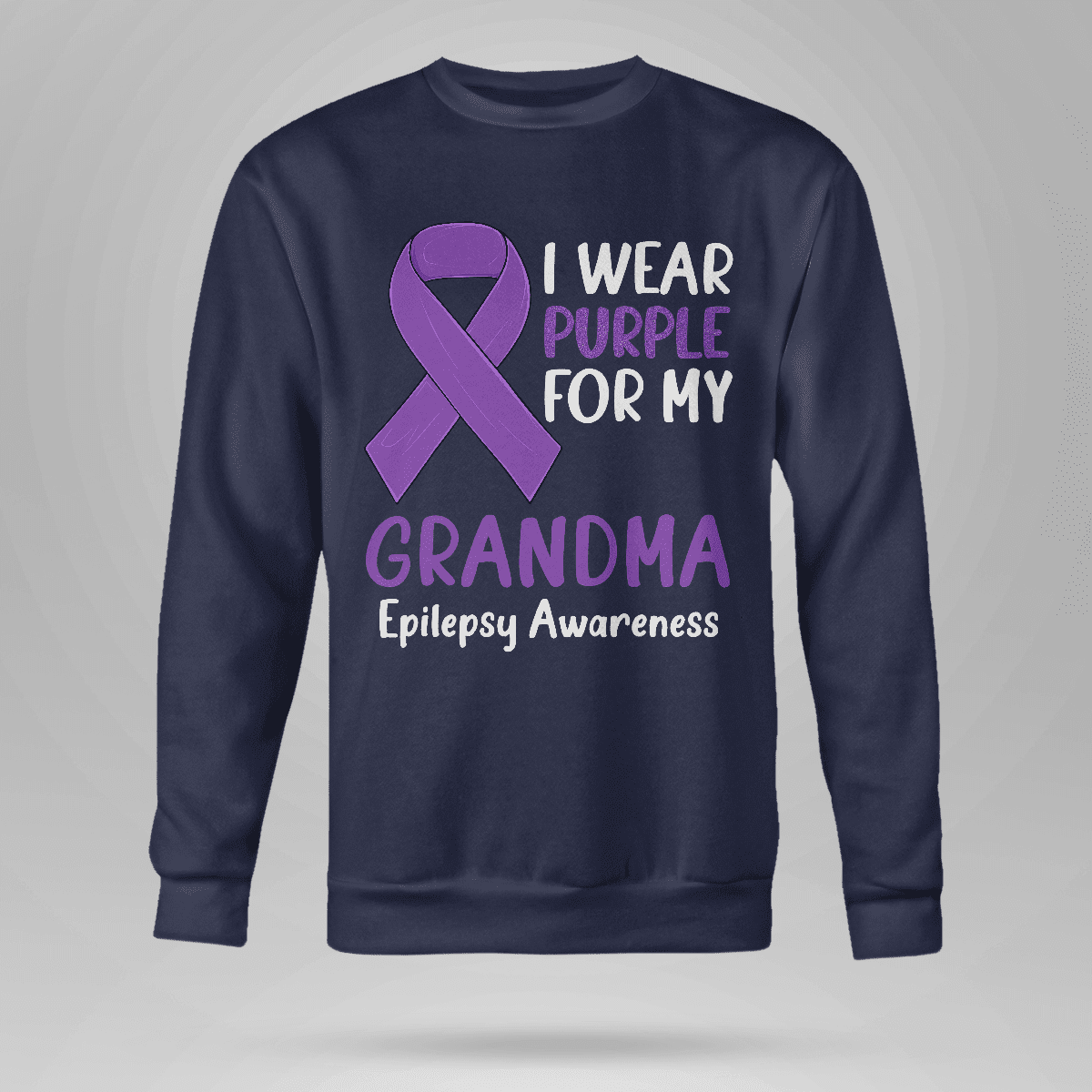 I Wear Purple For My Grandma Epilepsy Awareness Unisex T-Shirt 2323