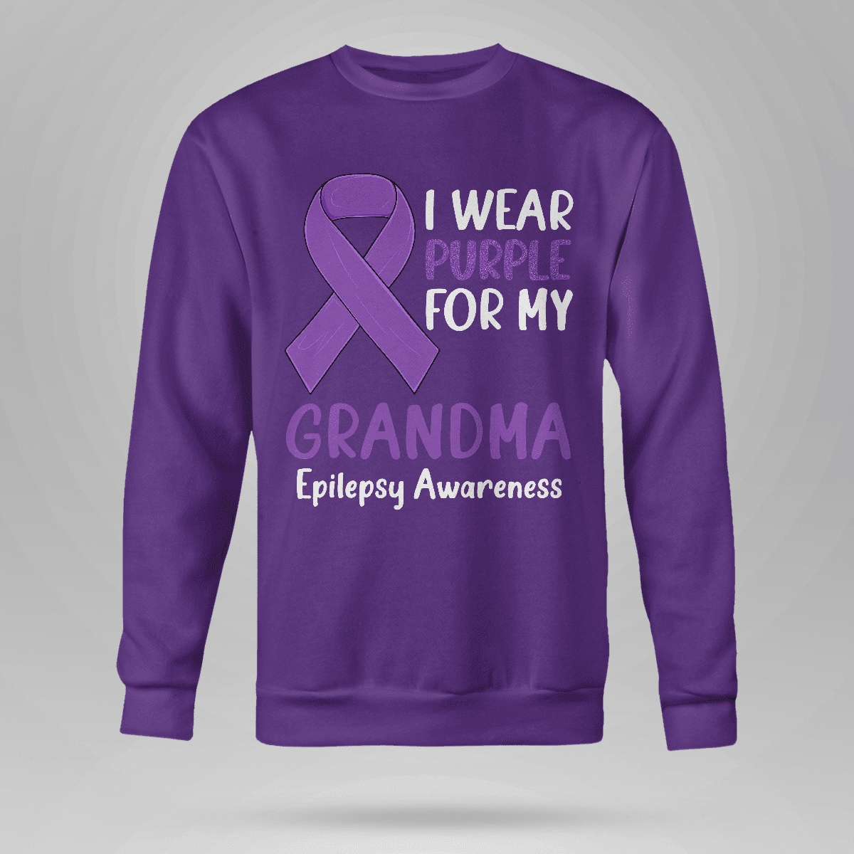 I Wear Purple For My Grandma Epilepsy Awareness Unisex T-Shirt 2323