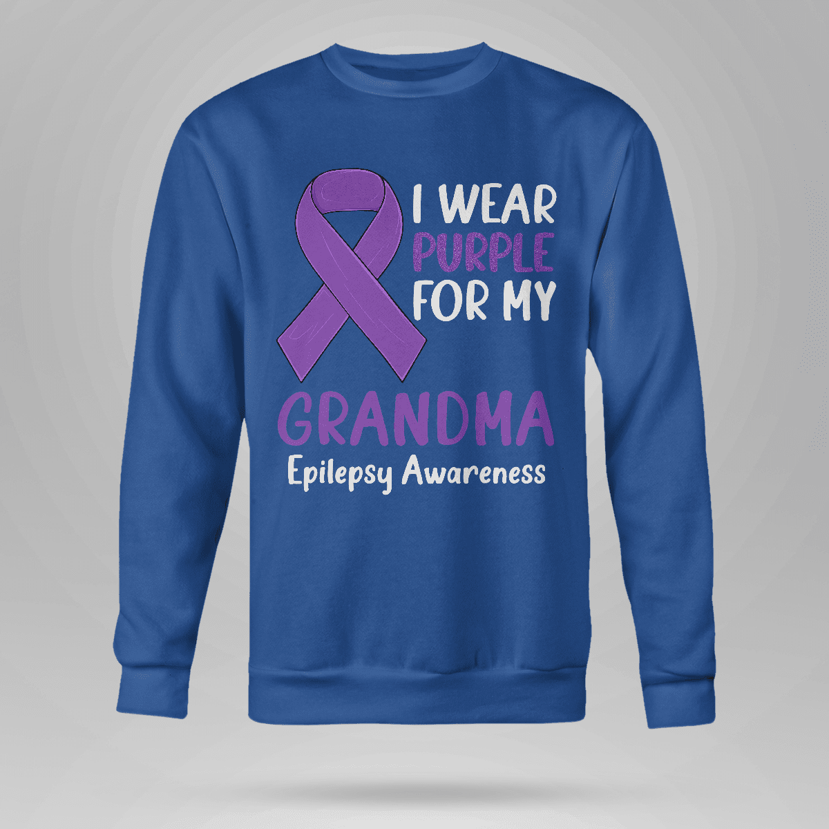 I Wear Purple For My Grandma Epilepsy Awareness Unisex T-Shirt 2323
