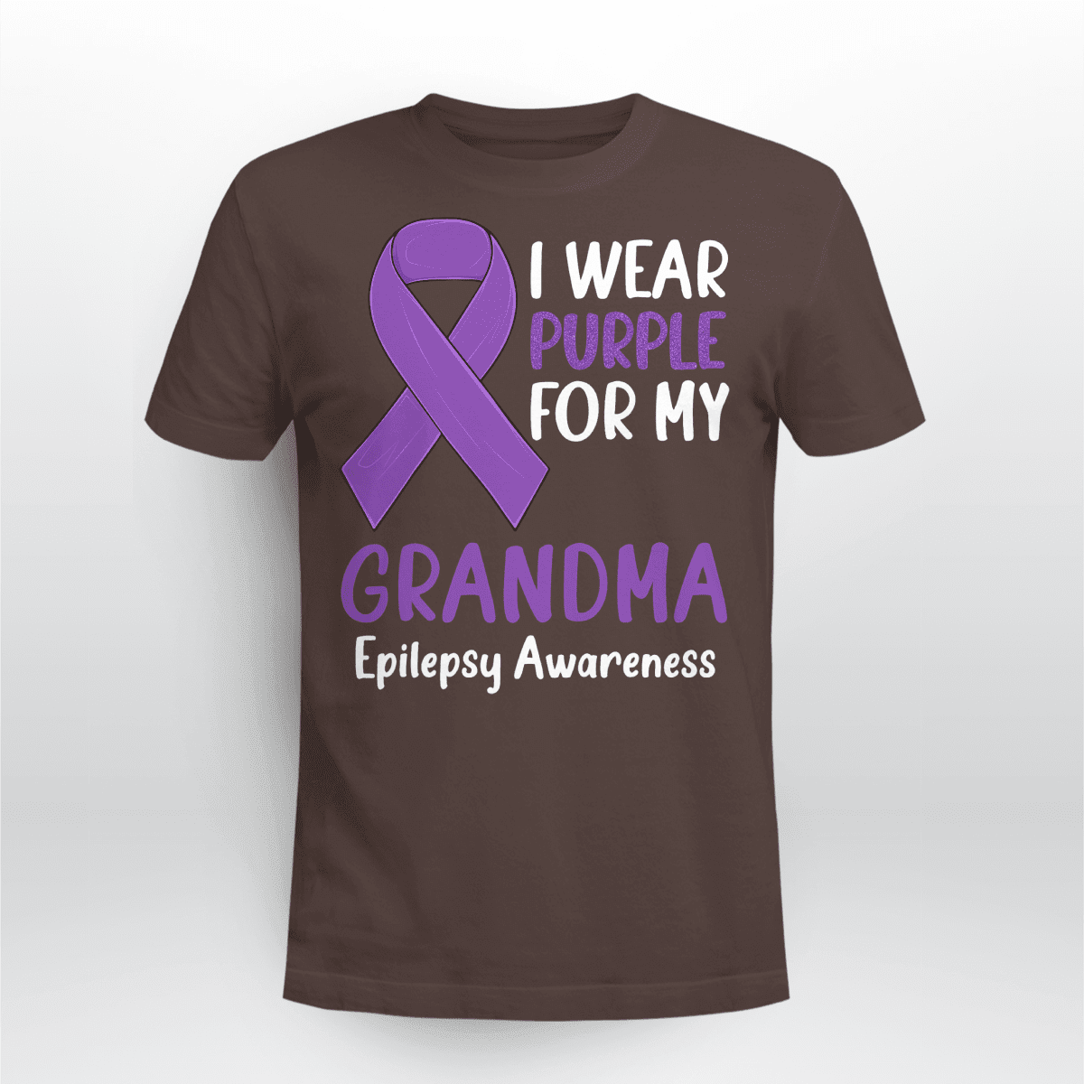 I Wear Purple For My Grandma Epilepsy Awareness Unisex T-Shirt 2323