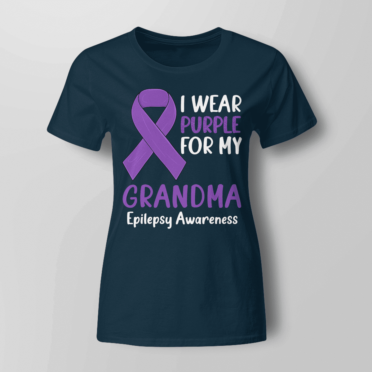 I Wear Purple For My Grandma Epilepsy Awareness Unisex T-Shirt 2323