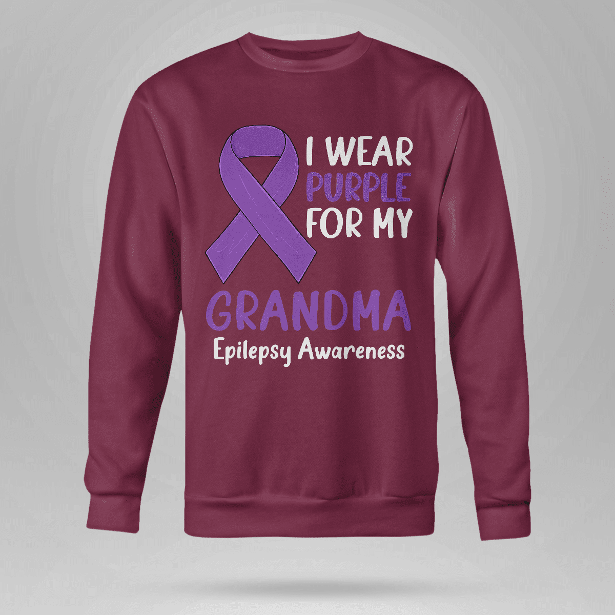 I Wear Purple For My Grandma Epilepsy Awareness Unisex T-Shirt 2323