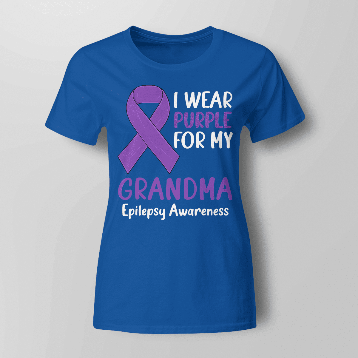 I Wear Purple For My Grandma Epilepsy Awareness Unisex T-Shirt 2323