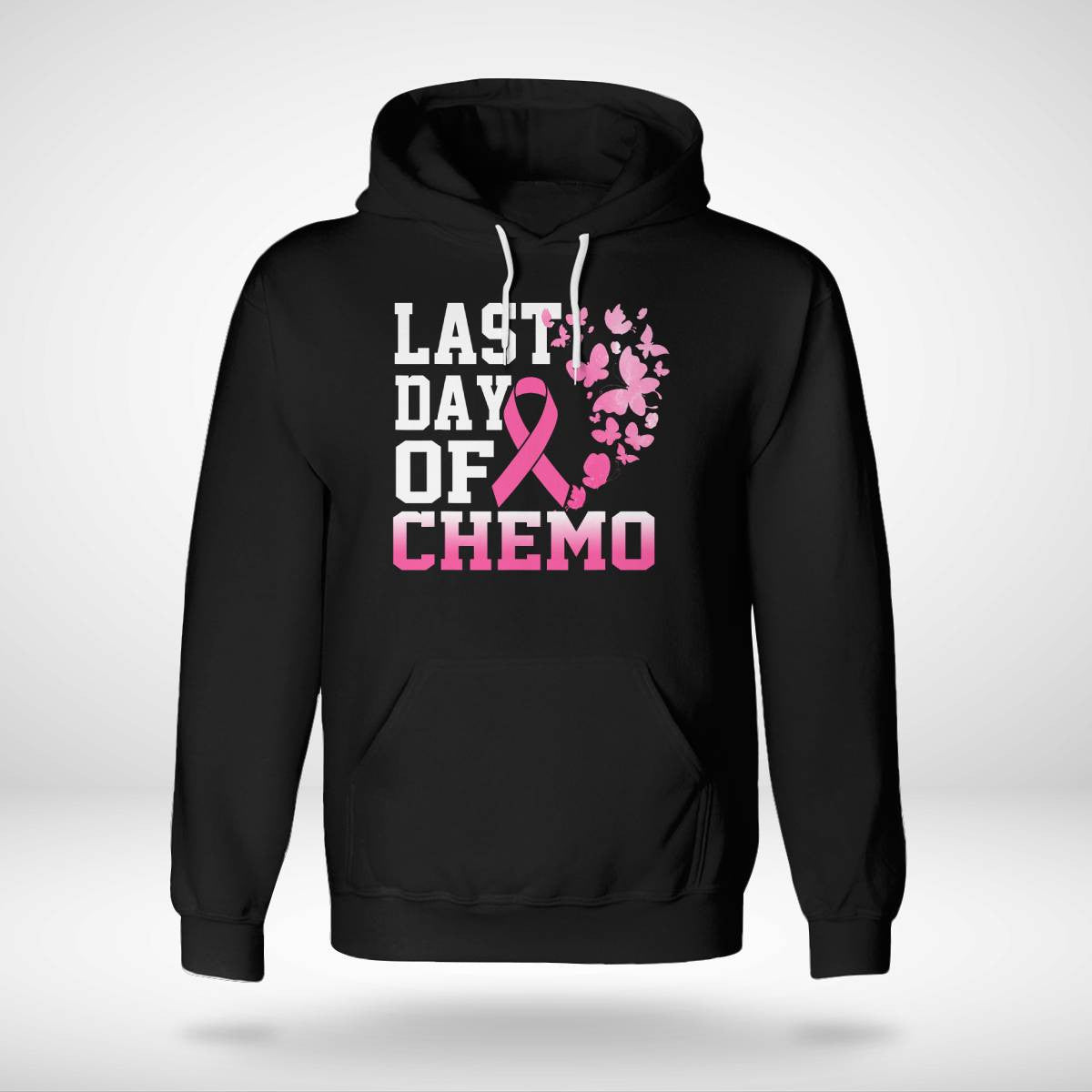 Womens Last Day Of Chemo Pink Breast Cancer Awareness Brc2344