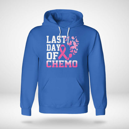 Womens Last Day Of Chemo Pink Breast Cancer Awareness Brc2344