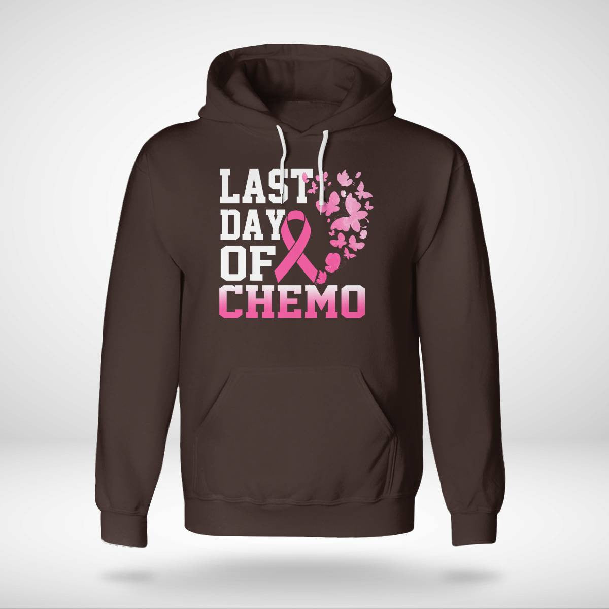 Womens Last Day Of Chemo Pink Breast Cancer Awareness Brc2344