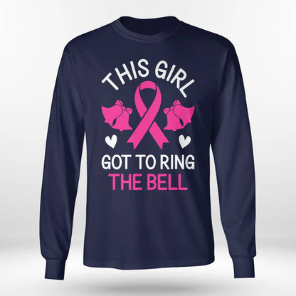 This Girl Got to Ring the Bell Chemo Grad Breast Cancer Brc2344