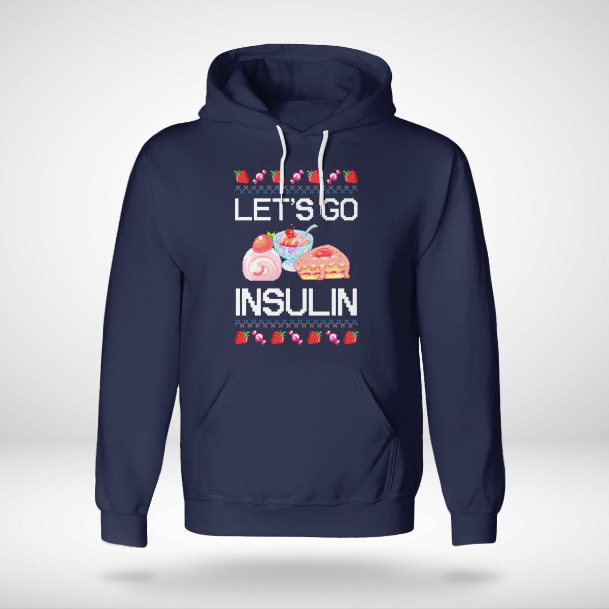 Diabetes Awareness Let's Go Insulin Ugly Christmas Dab2345
