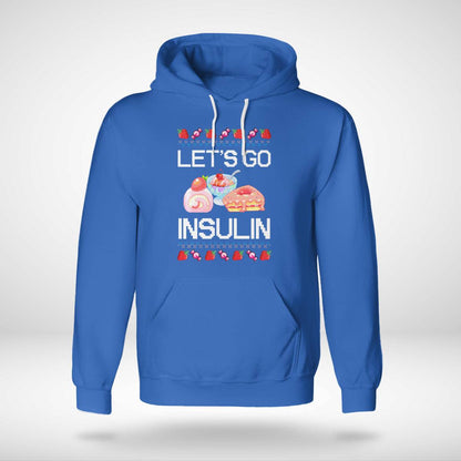 Diabetes Awareness Let's Go Insulin Ugly Christmas Dab2345