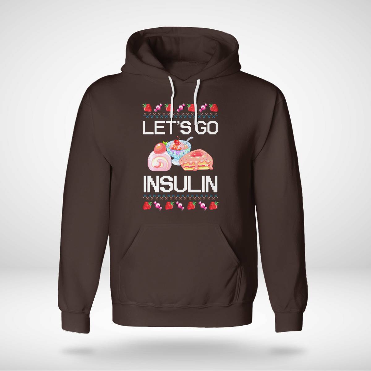 Diabetes Awareness Let's Go Insulin Ugly Christmas Dab2345