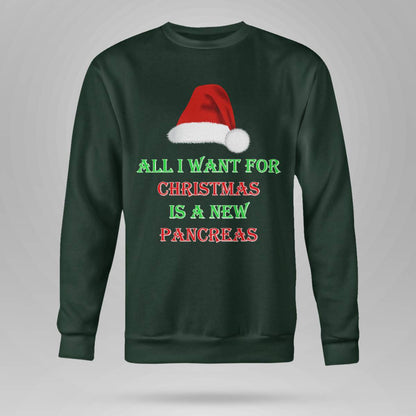 All I Want For Christmas New Pancreas Diabetes Awareness Dab2345