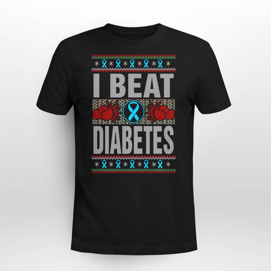 I Beat Diabetes Awareness Christmas Dab2345
