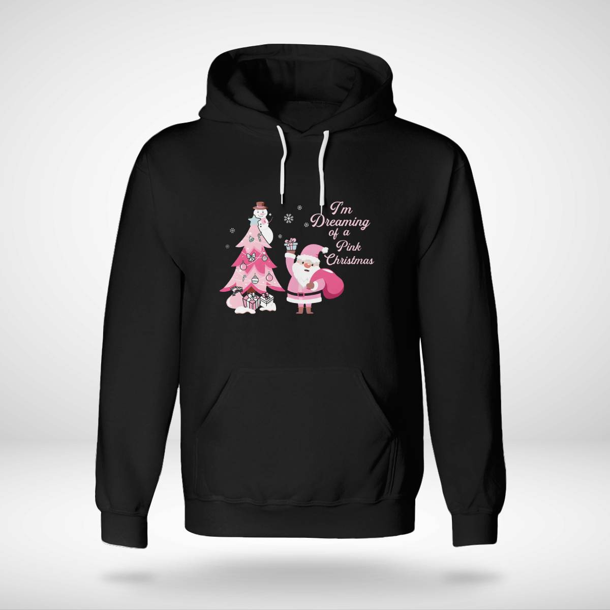 I Am Dreaming Of A Xmas with Pink Santa Christmas Brc2345