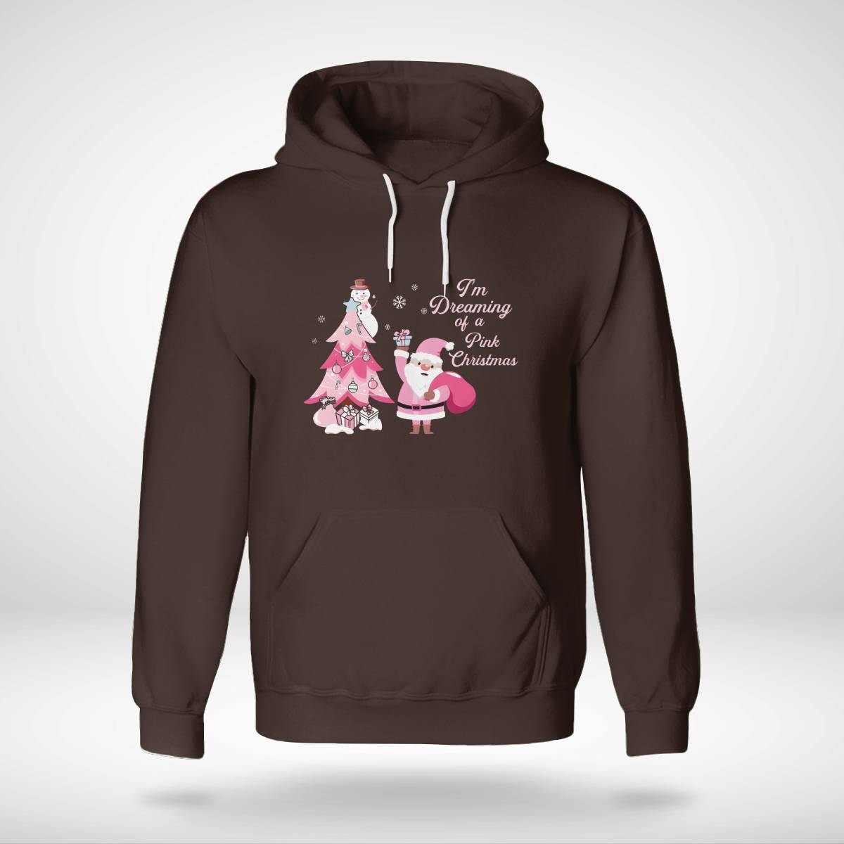 I Am Dreaming Of A Xmas with Pink Santa Christmas Brc2345