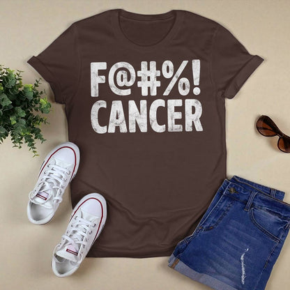 Fuck Cancer Breast Cancer Awareness Gift Distressed F@! Brc2344