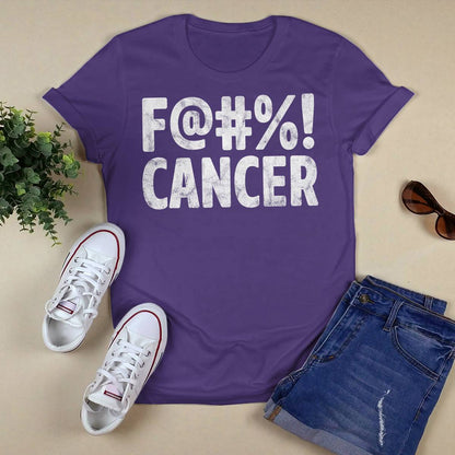 Fuck Cancer Breast Cancer Awareness Gift Distressed F@! Brc2344