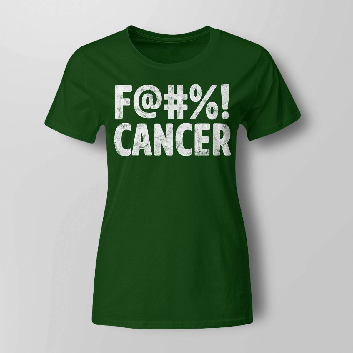 Fuck Cancer Breast Cancer Awareness Gift Distressed F@! Brc2344