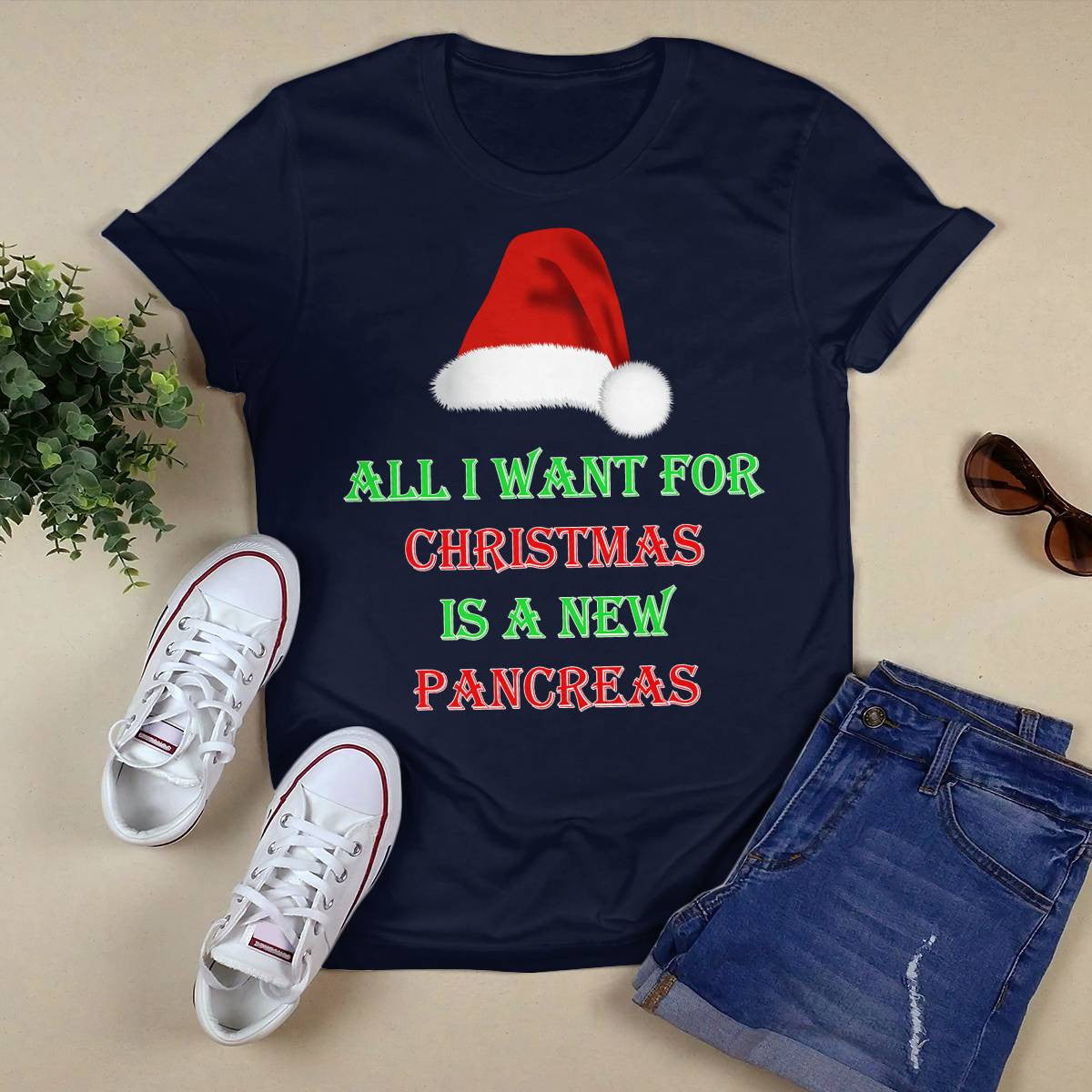 All I Want For Christmas New Pancreas Diabetes Awareness Dab2345