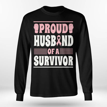 Proud Husband Of Survivor Breast Cancer Survivor Awareness Brc2344