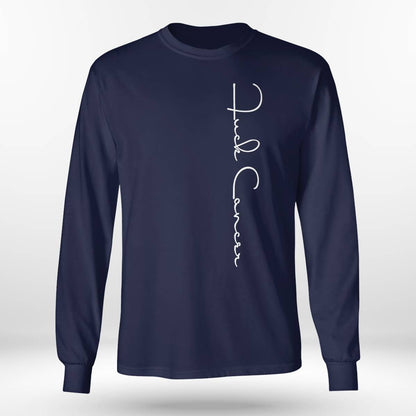 Fuck Cancer Tshirt Hate Cancer Tee Breast Cancer Awareness Brc2344