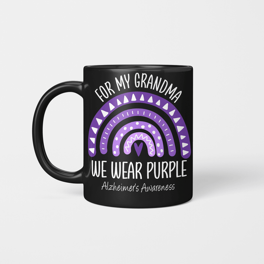 I Wear Purple For My Grandma 2323