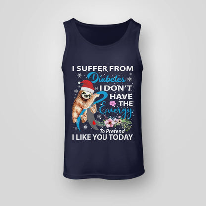 Diabetes Sloth Christmas Awareness Dab2345