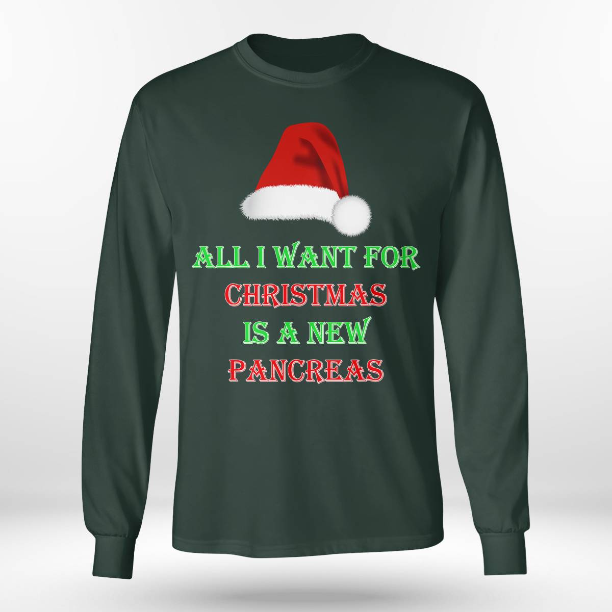 All I Want For Christmas New Pancreas Diabetes Awareness Dab2345
