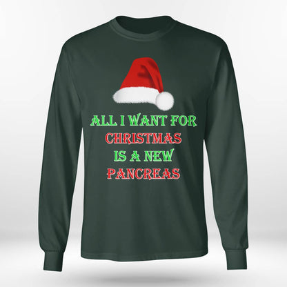 All I Want For Christmas New Pancreas Diabetes Awareness Dab2345
