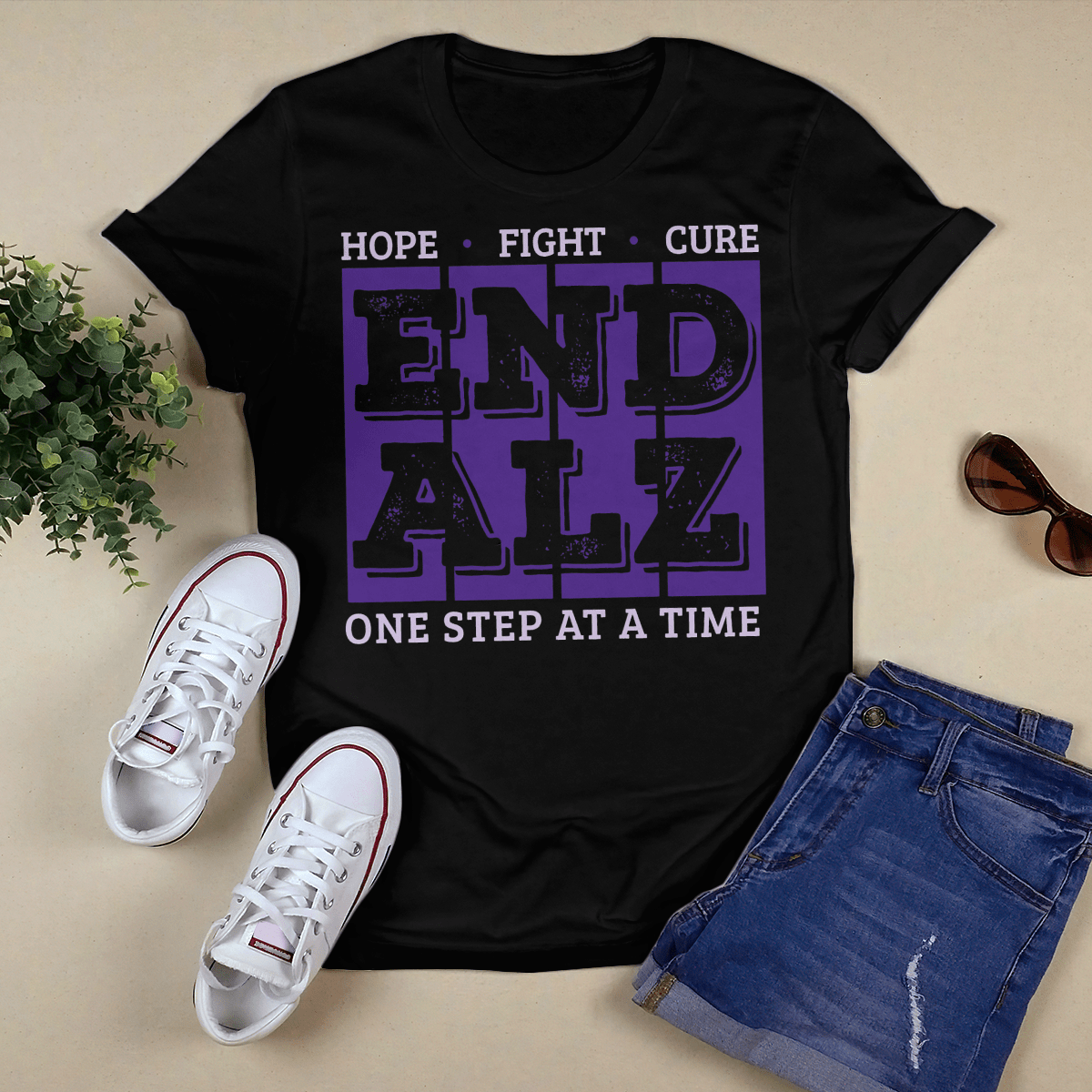 Hope Fight Cure End Alz