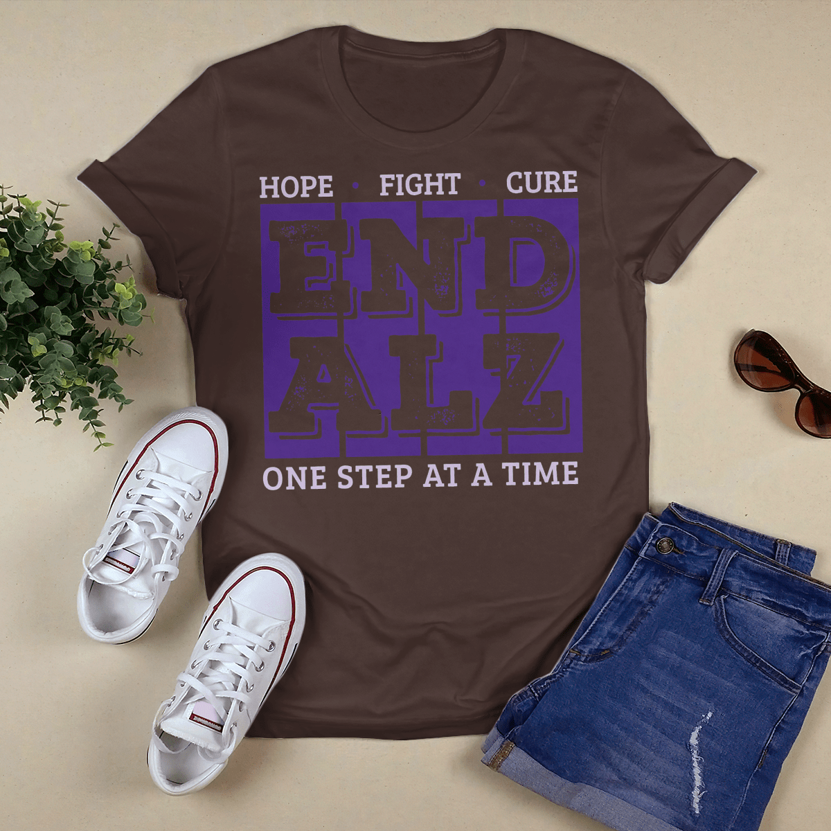 Hope Fight Cure End Alz