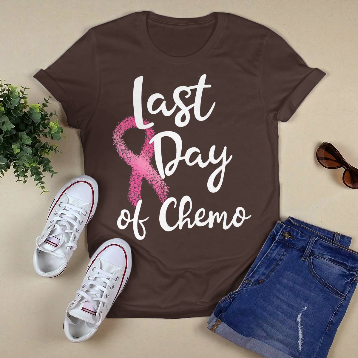Womens Last Day Of Chemo Gift For Pink Breast Cancer Survivor Brc2344