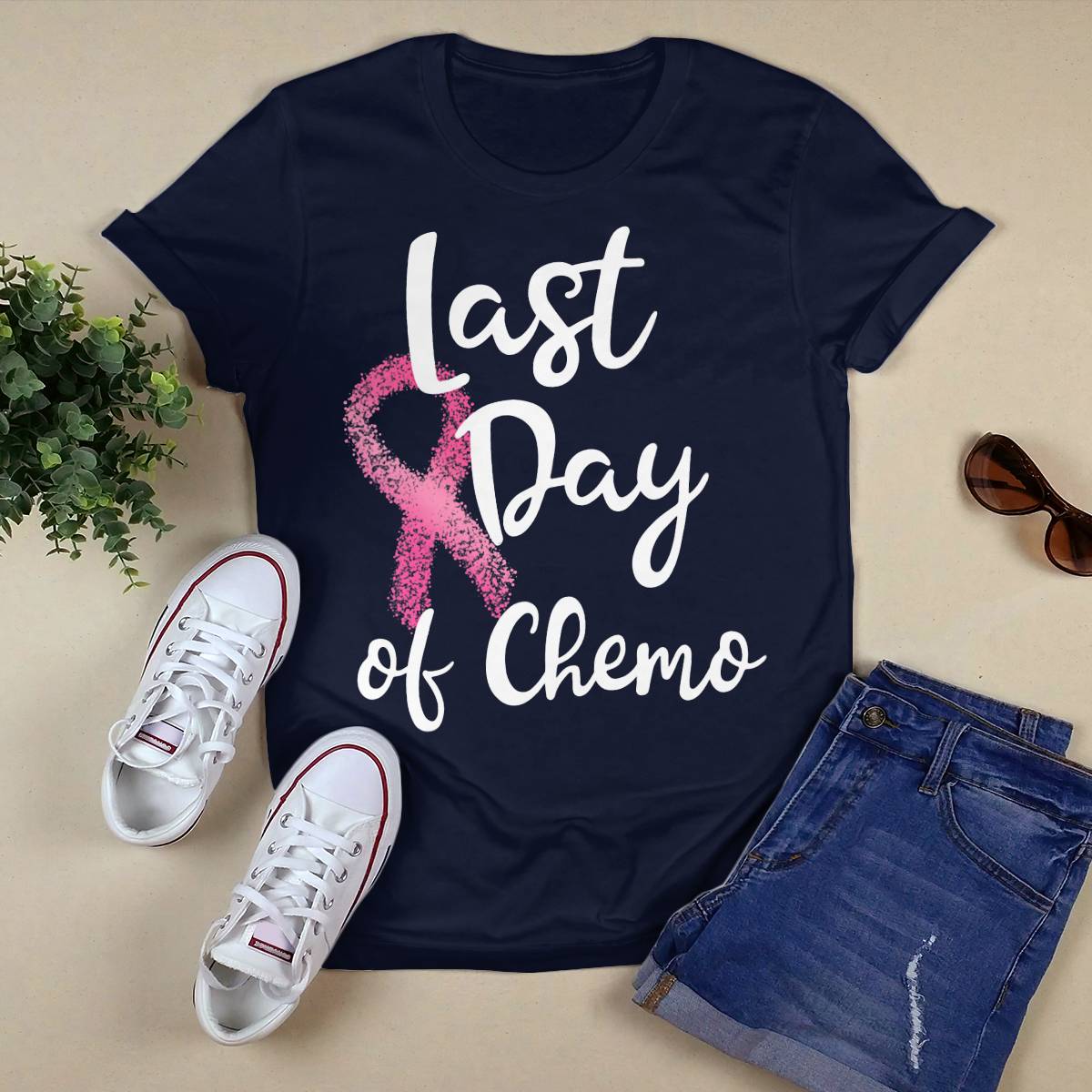 Womens Last Day Of Chemo Gift For Pink Breast Cancer Survivor Brc2344