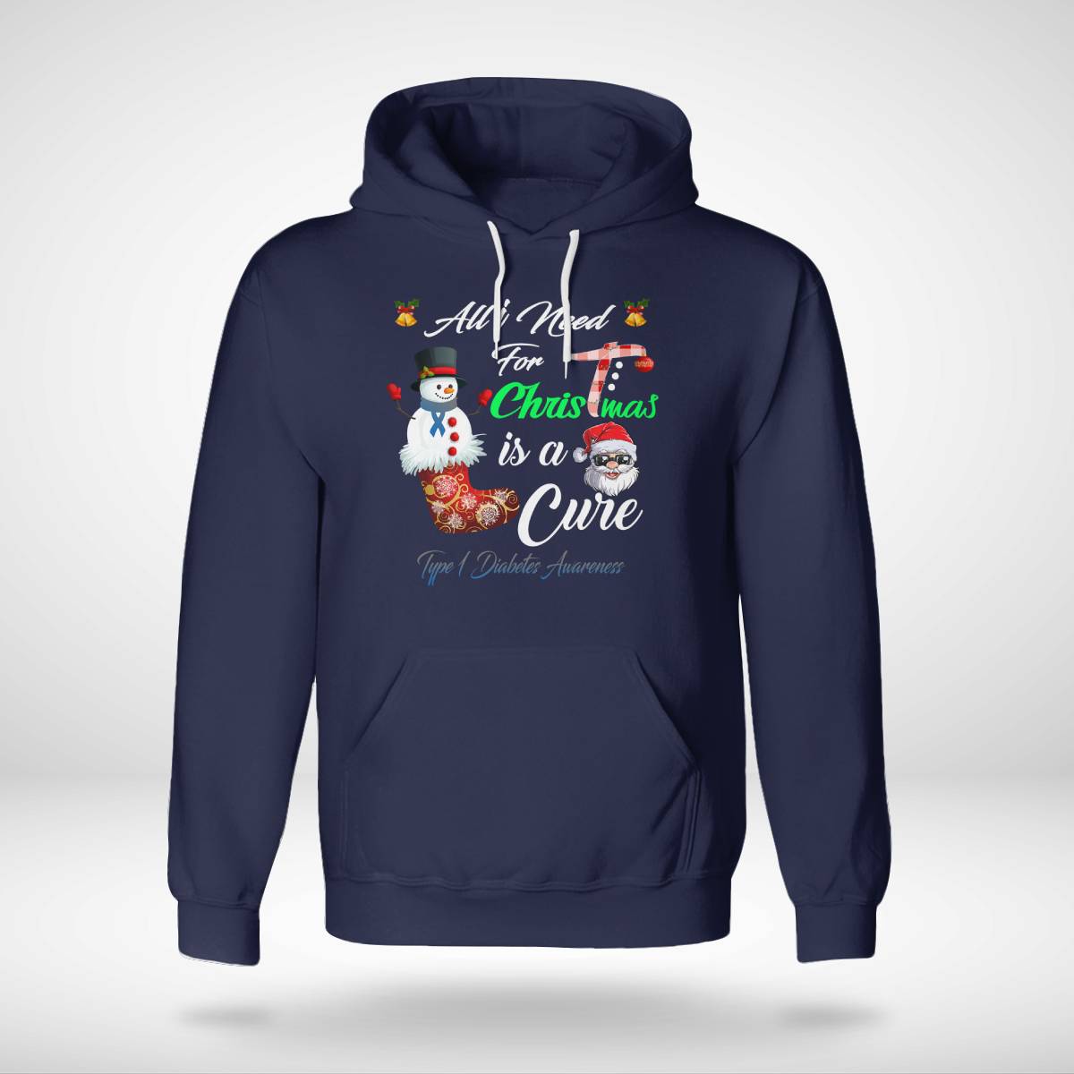 All i Need For Christmas Is A Cure Type 1 Diabetes Awareness Dab2345