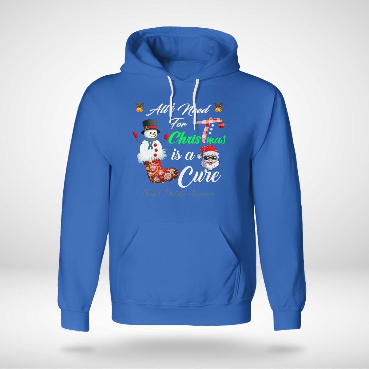 All i Need For Christmas Is A Cure Type 1 Diabetes Awareness Dab2345