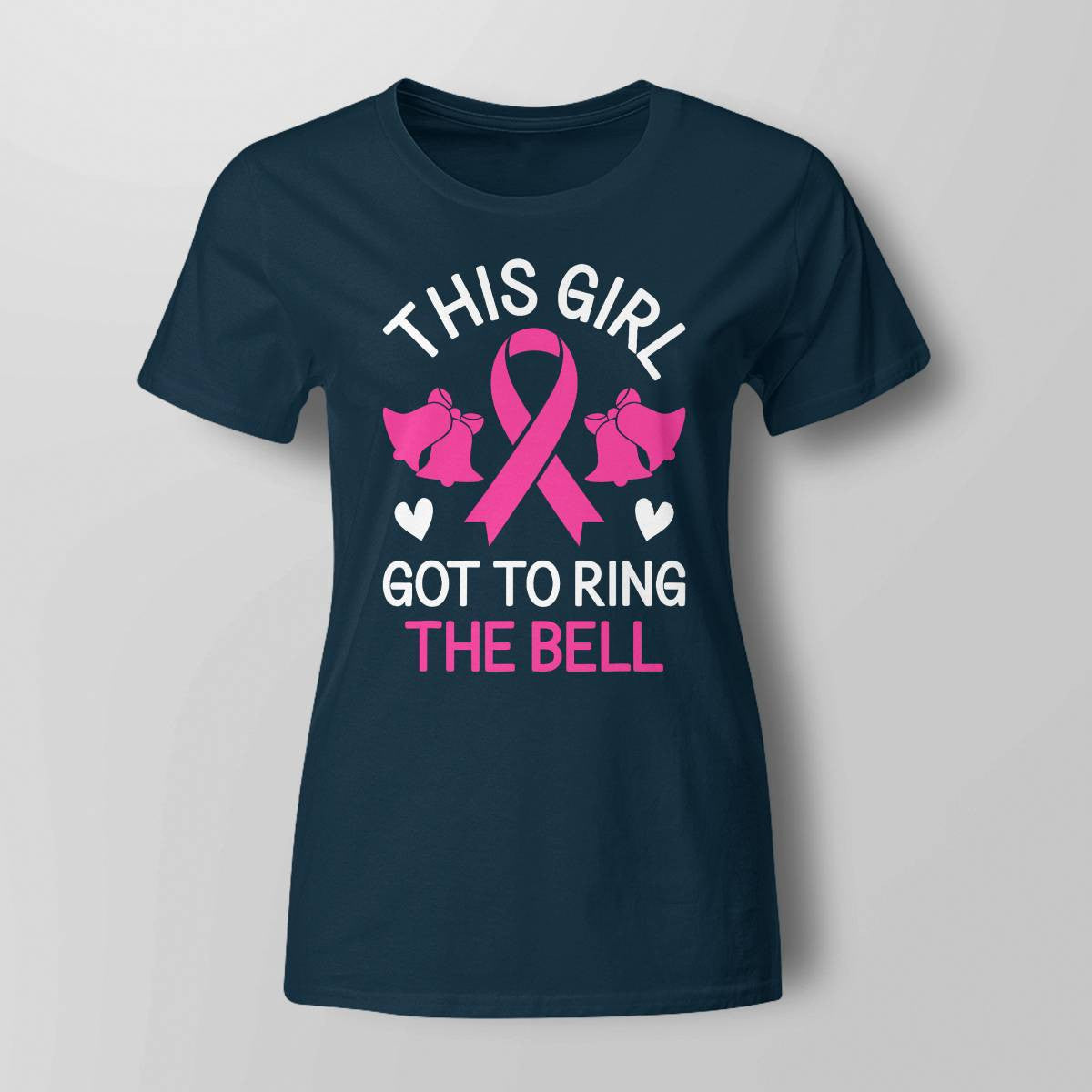This Girl Got to Ring the Bell Chemo Grad Breast Cancer Brc2344