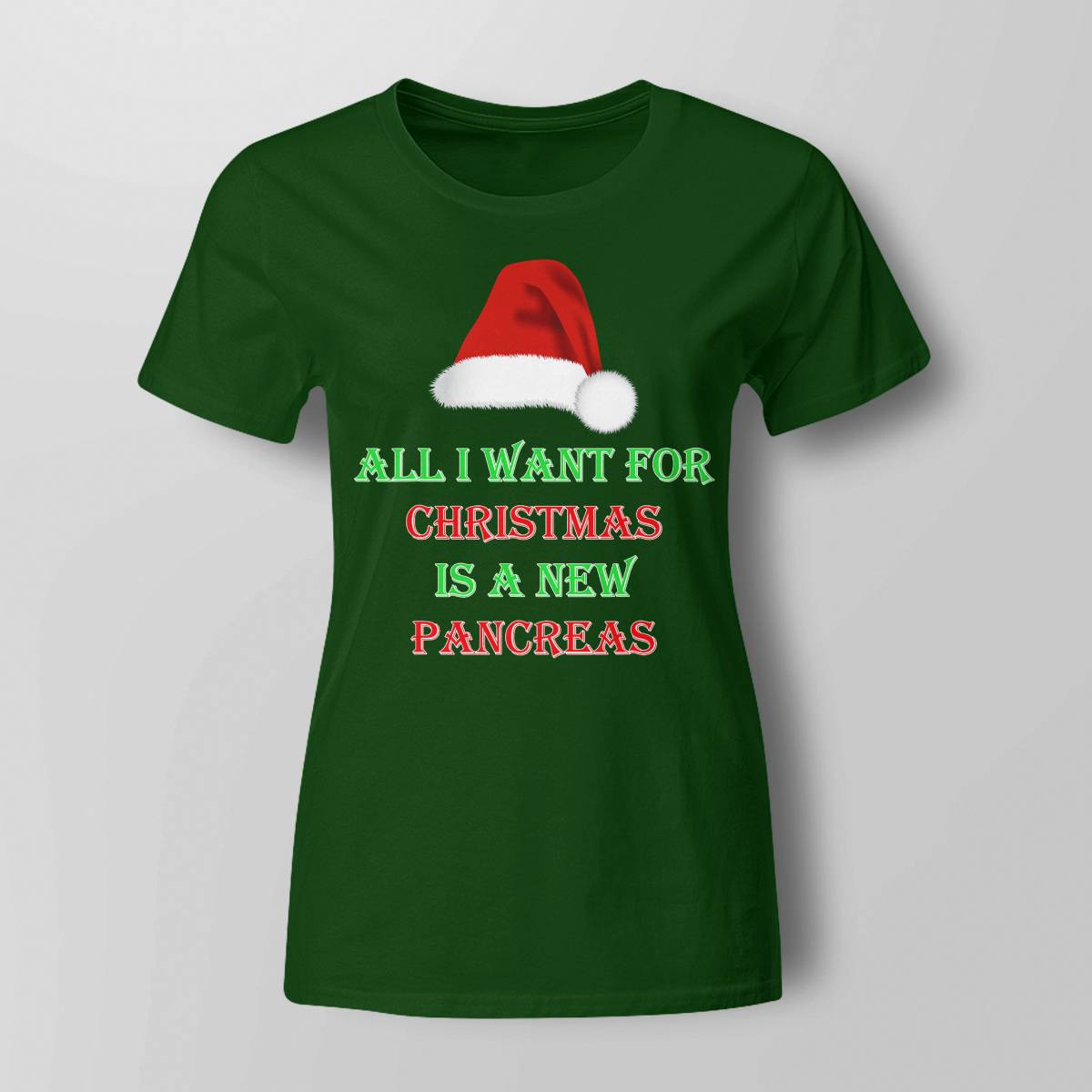 All I Want For Christmas New Pancreas Diabetes Awareness Dab2345